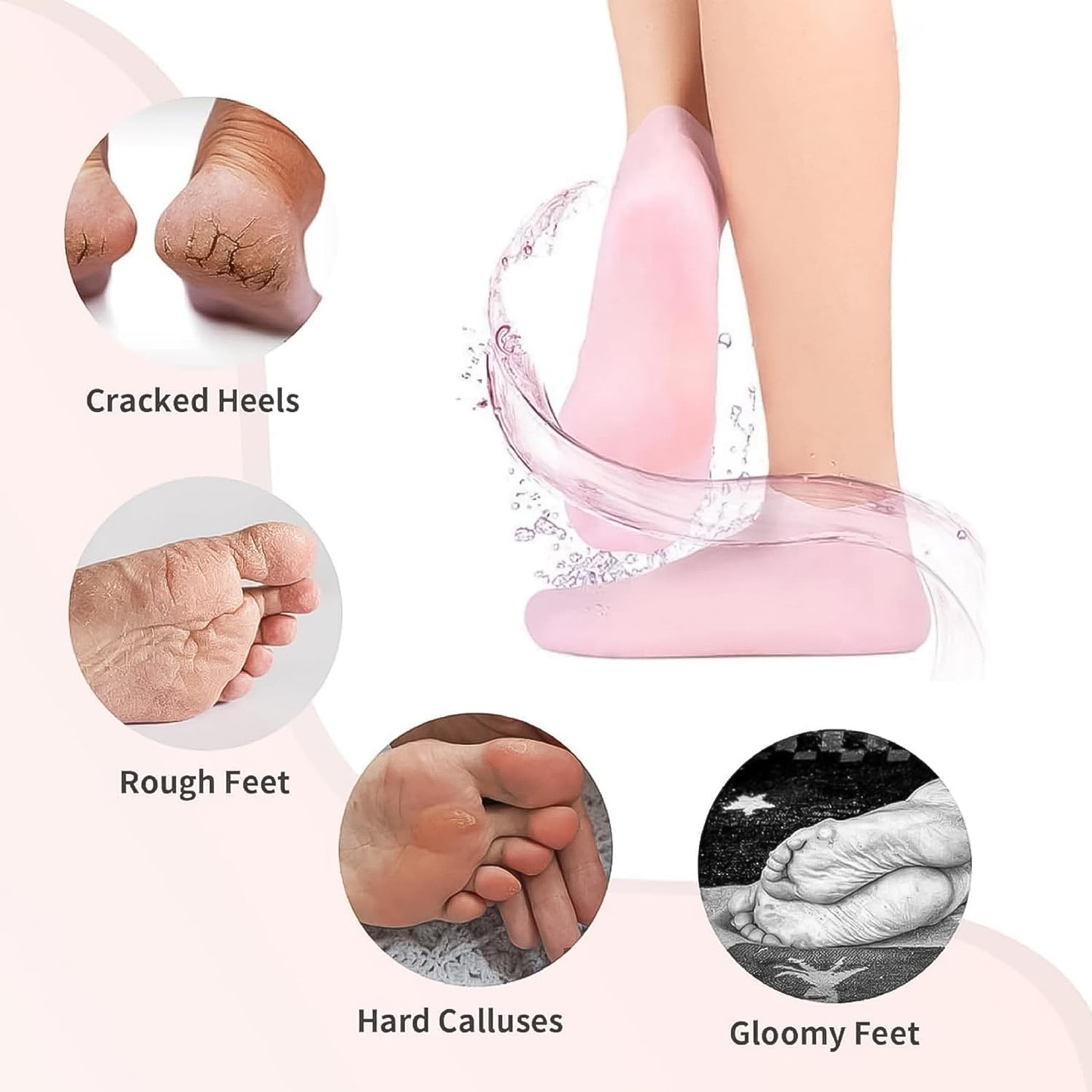 Silicone Moisturizing Socks - BuyItOnline