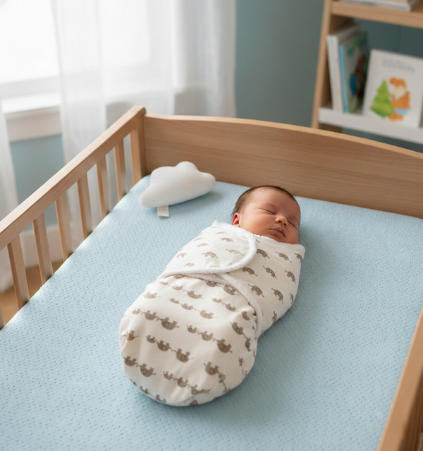 Soft Cotton Adjustable Baby Swaddle Wrap For Newborn