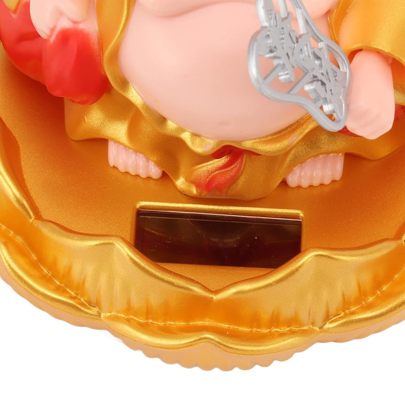 Solar Power Moving Buddha Car Ornament Wukusy