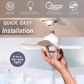 Ceiling Fans With Light Wukusy