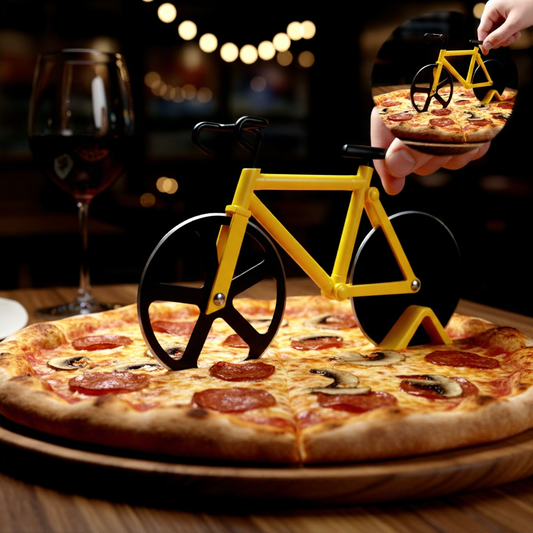 Stainless Steel Bicycle Shape Pizza Cutter Wukusy