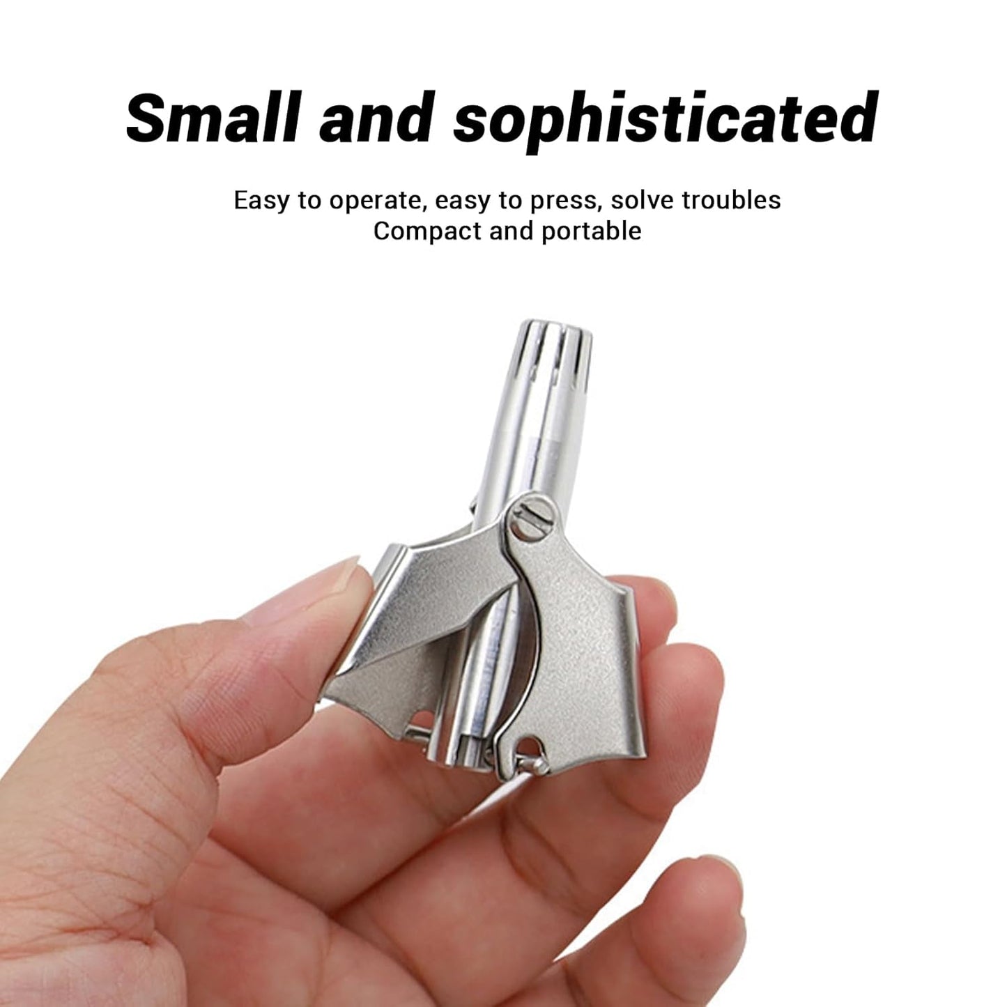 Stainless Steel Painless Nose Hair Remover - BuyItOnline