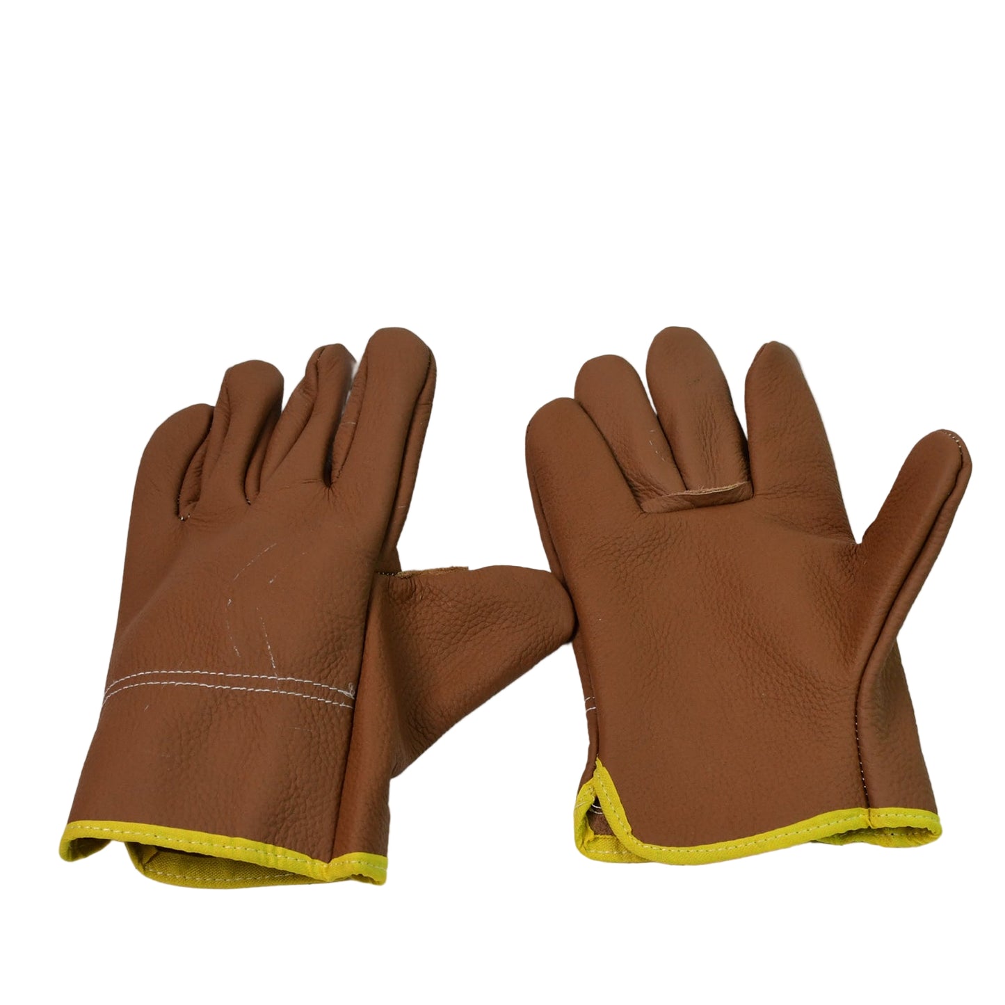 Heavy Duty Leather Gardening Gloves for Men & Women