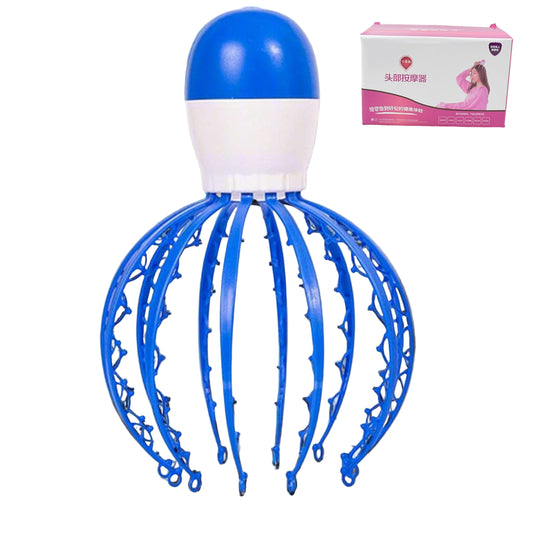 Electric Scalp Massager – Octopus Claw Head Scratcher for Stress Relief