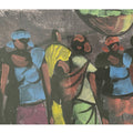 Original Figurative Village Life Painting | Handcrafted Acrylic Artwork | Modern Art | TEA Exclusive Art