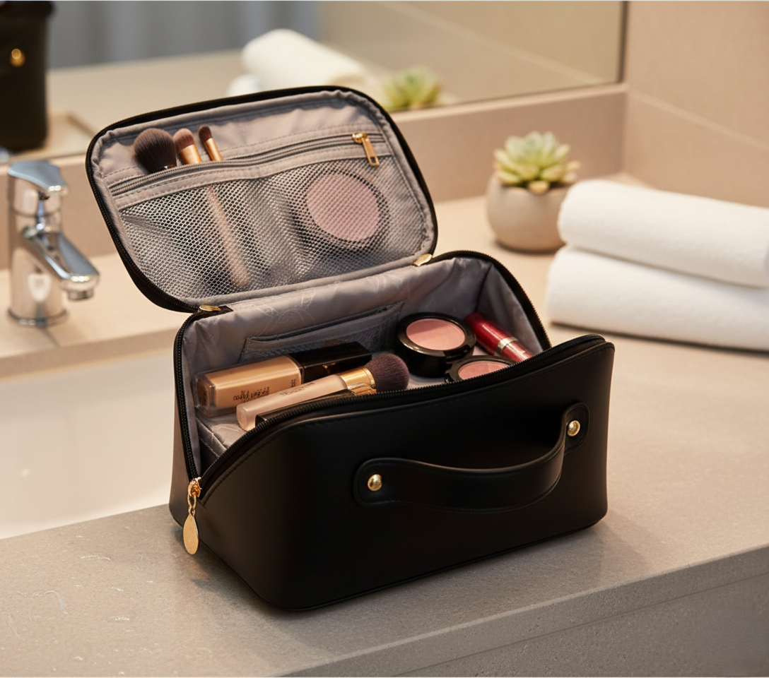 Travel Makeup Organizer Pouch