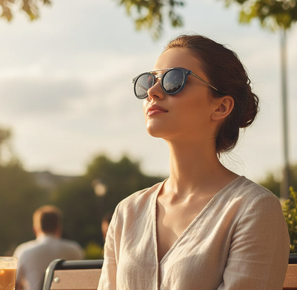 UV Protected Round Sunglasses