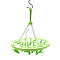 Plastic Round Cloth Drying Hanger ( 15 Clips ) Wukusy