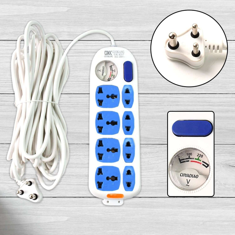8 Socket Heavy Duty Extension Board(10 mtr. 1 Pc) Wukusy