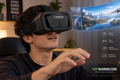 Virtual Reality Glasses Black VR – 3D VR Headset with Adjustable Straps & Immersive Viewing