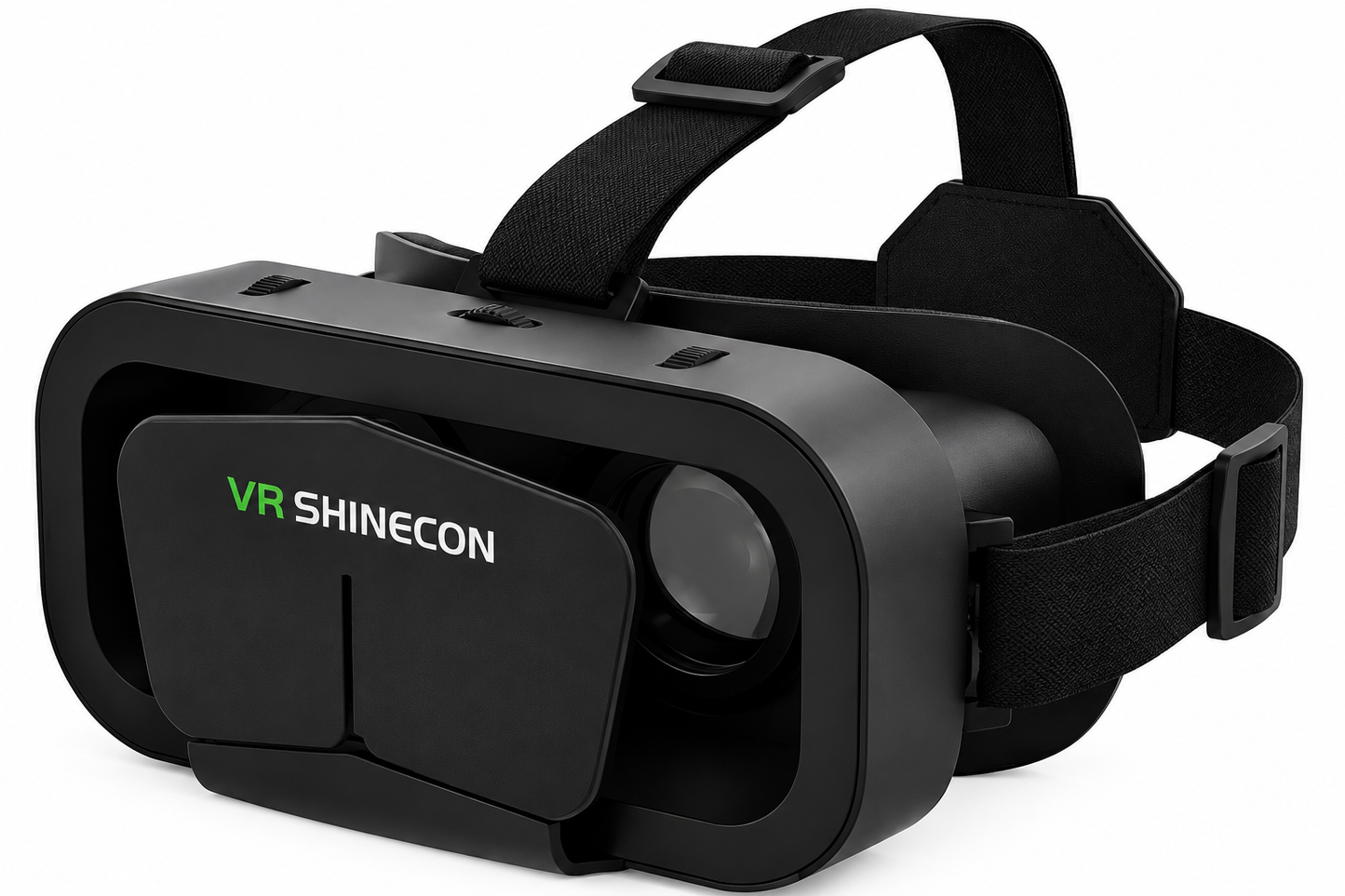 Virtual Reality Glasses Black VR – 3D VR Headset with Adjustable Straps & Immersive Viewing