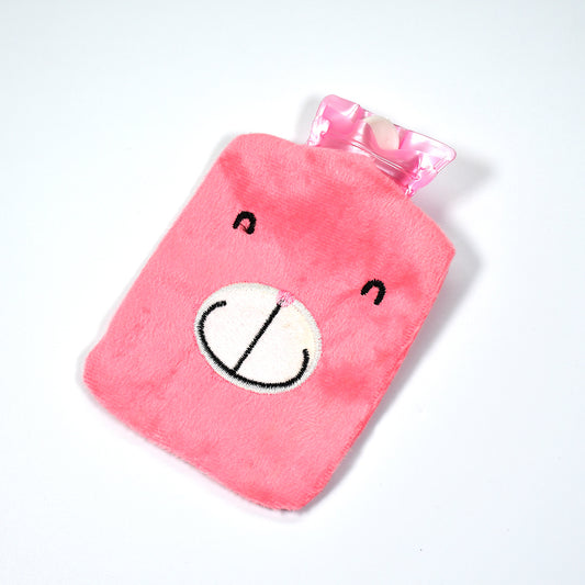 Small Pink Hot Water Bag with Soft Cover