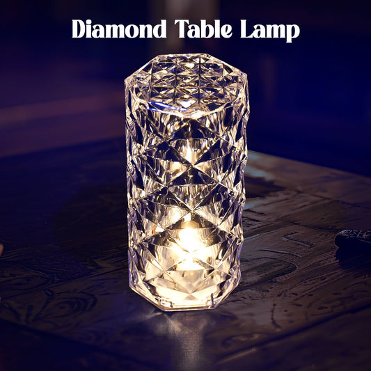 6240 Diamond Table Lamp  Candles For Home Decoration Crystal Candle Lights Wukusy