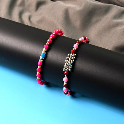 Trendy Adjustable Beaded Bracelet
