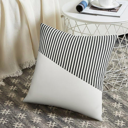 Decorative Pillow Covers Cushion Cases Soft Cotton (26  26 Inch  1 Pair  2 Pc) Wukusy