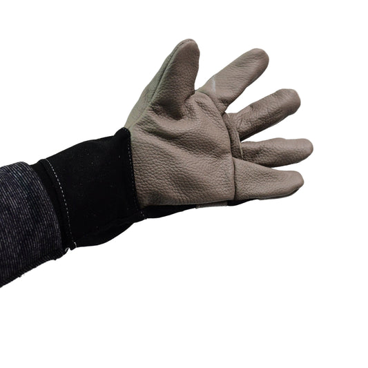 Heavy Duty Leather Gardening Gloves for Men & Women
