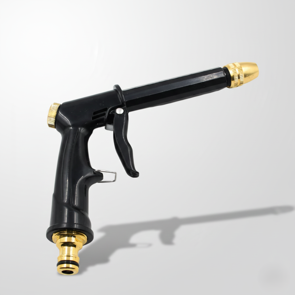 Water Spray Gun (Plastic Body, Metal Trigger, Brass Nozzle)