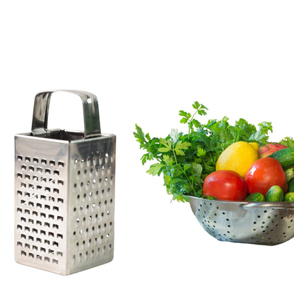 Supermom Premium 4-in-1 Stainless Steel Compact Grater and Slicer.