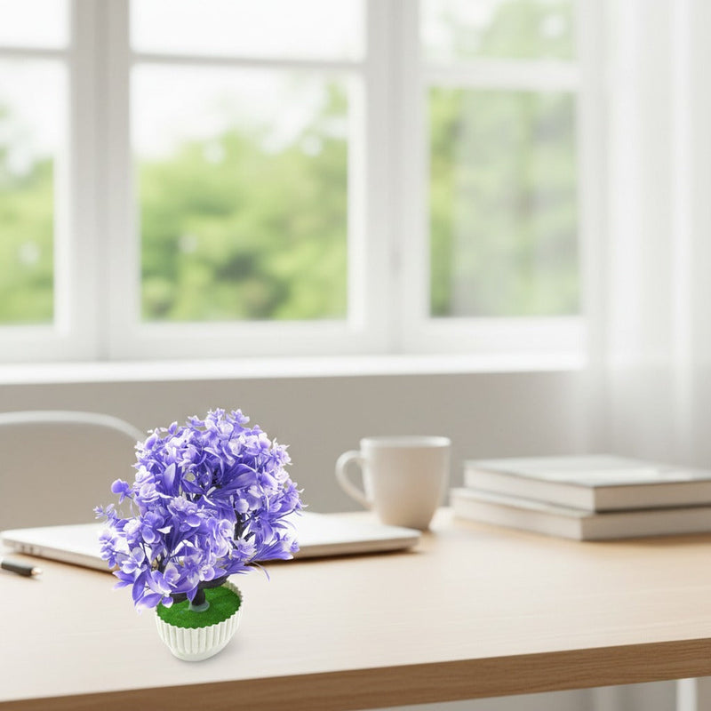Artificial Flower Plant with Pot Wukusy