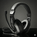 Wired Headset With Noise-isolating Mic Set