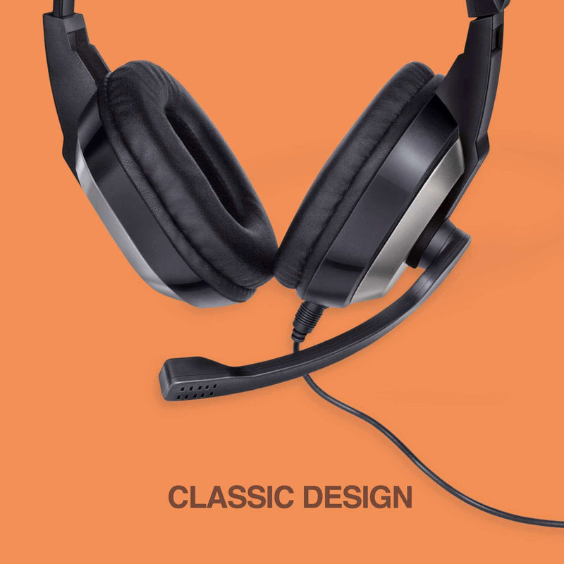 Wired Headset With Noise-isolating Mic Set Wukusy