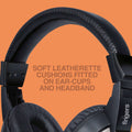 Wired Headset With Noise-isolating Mic Set Wukusy