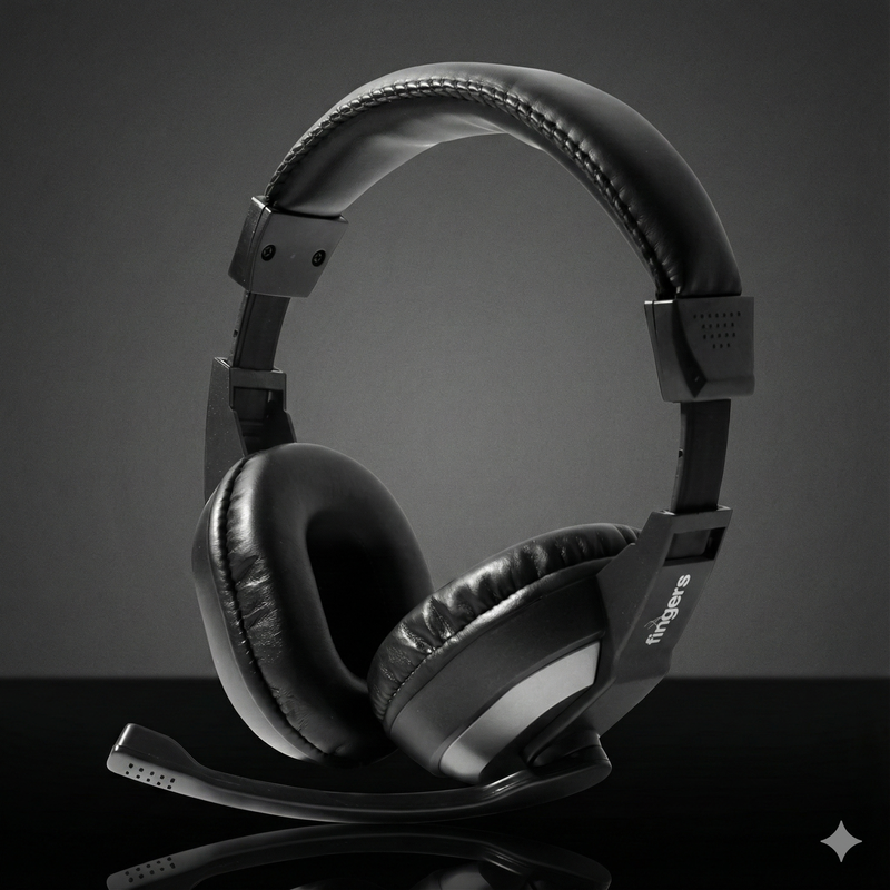 Wired Headset With Noise-isolating Mic Set