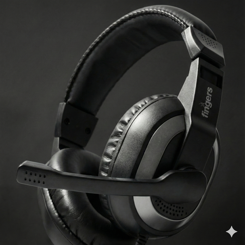Wired Headset With Noise-isolating Mic Set