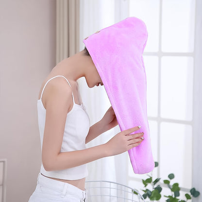 Quick-Dry Turban Microfiber Hair Towel