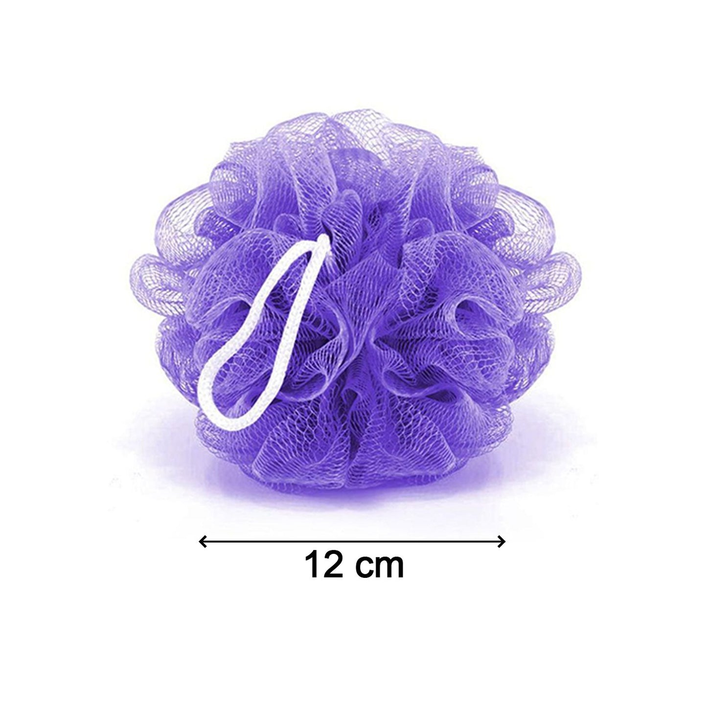 Bath Shower Loofah Sponge Pouf Body Scrubber