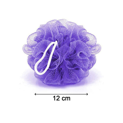 Bath Shower Loofah Sponge Pouf Body Scrubber