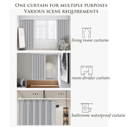 6703 Solid 1 Piece Door Curtain Mix Size(1kg) Wukusy