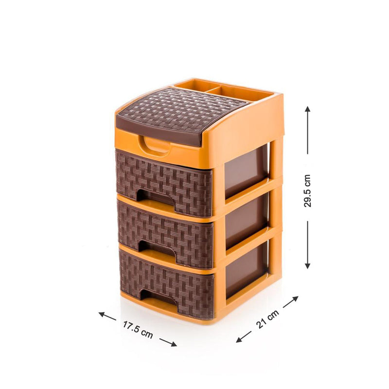 Mini 3-Layer Storage Drawer. Wukusy