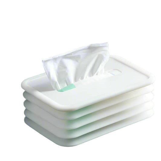 Tissues Holder Silicone Simple Tissue Box Tissues Cylinder Tissues Cube Box Tissue Holder For Bathroom Office Car Bedroom For Bathroom Room Office Car