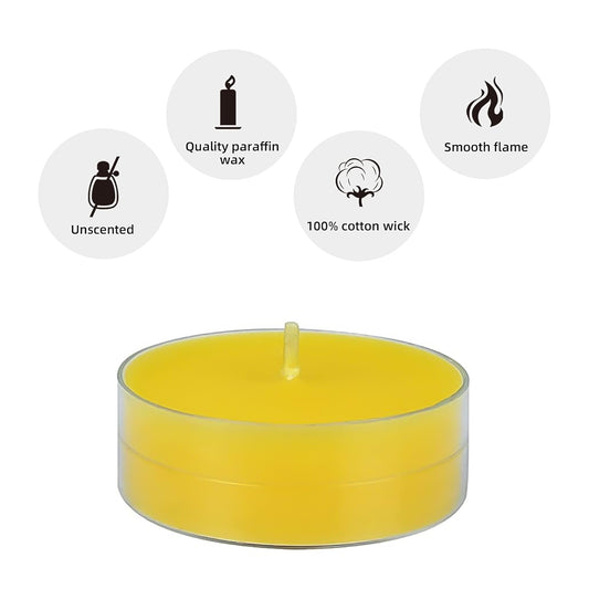Tealight Diwali Candles For Home Decoration Smokeless Candles For Decorations Long Burning For Mood Dinners Parities Home Decoration Wedding Candle (1 Pc) Wukusy