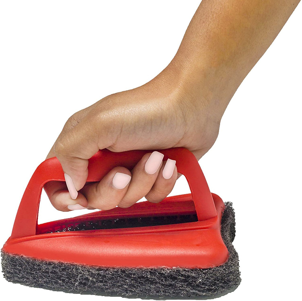 1403 Bathroom Brush With Abrasive Scrubber For Superior Tile Cleaning Wukusy