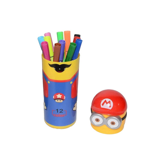 6175 Minions Sketch Pen Set With Attractive Designed Case (Pack Of 12)6175_12pen_minions_sketch_box Wukusy