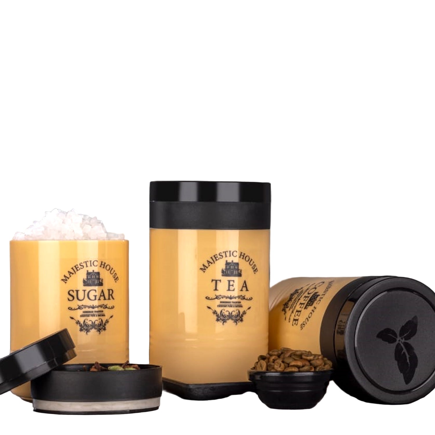 Airtight Tea Sugar Coffee Containers - BuyItOnline