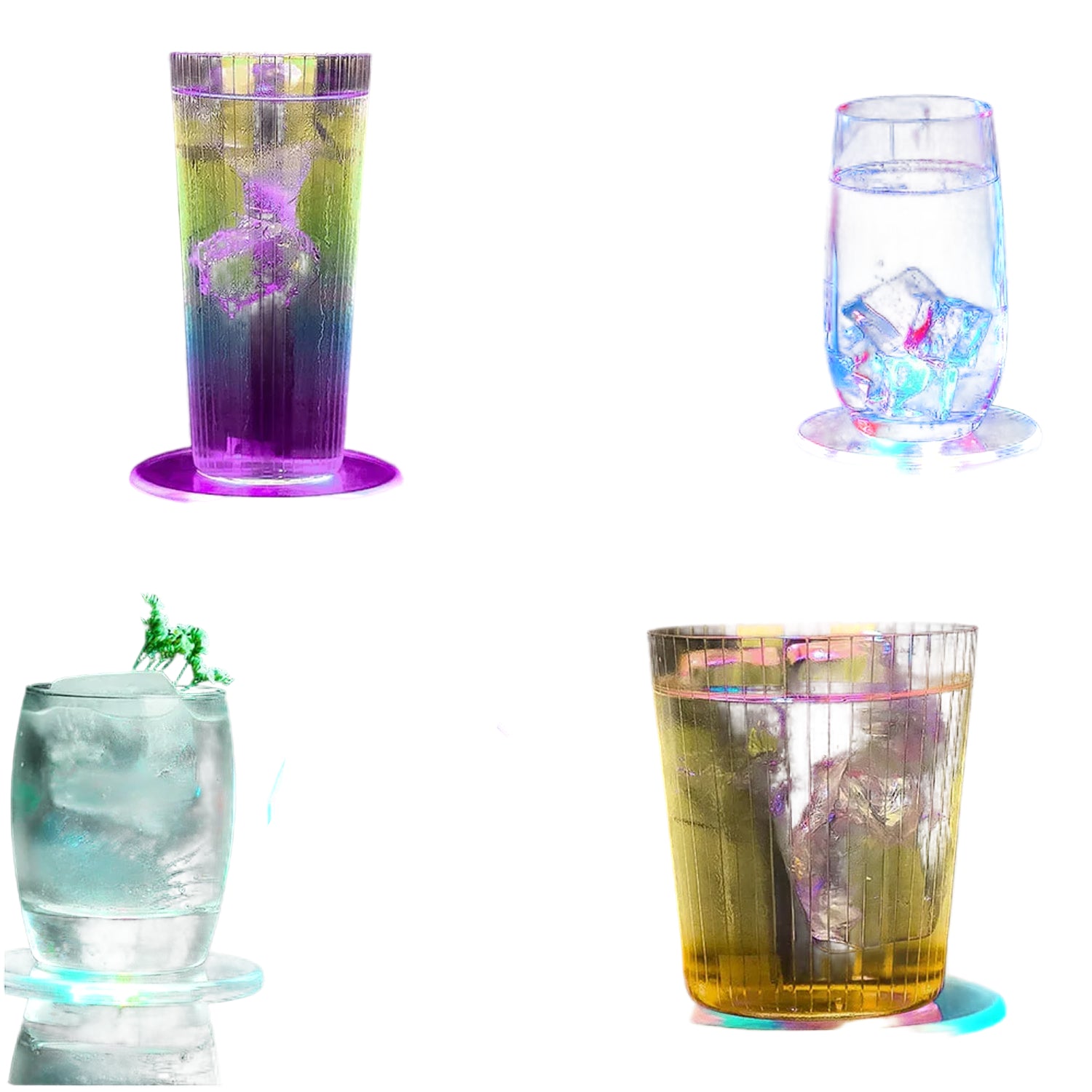 Colorful LED Drink Coaster - BuyItOnline