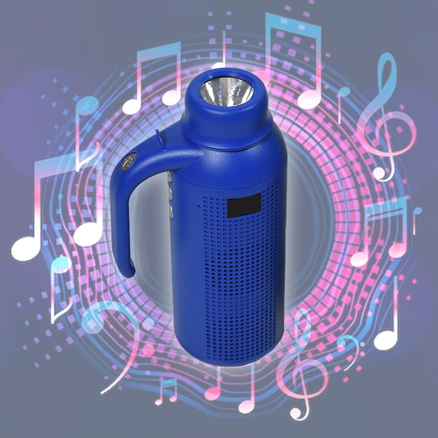 1287  Smart Bluetooth Speaker With Torch Light Wireless Bluetooth Speaker  Night Flash Light Speaker Wukusy