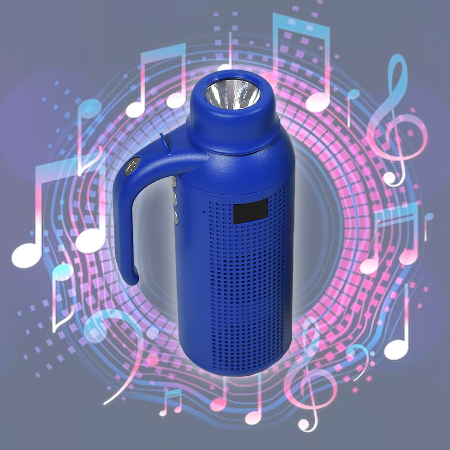 1287  Smart Bluetooth Speaker With Torch Light Wireless Bluetooth Speaker  Night Flash Light Speaker Wukusy