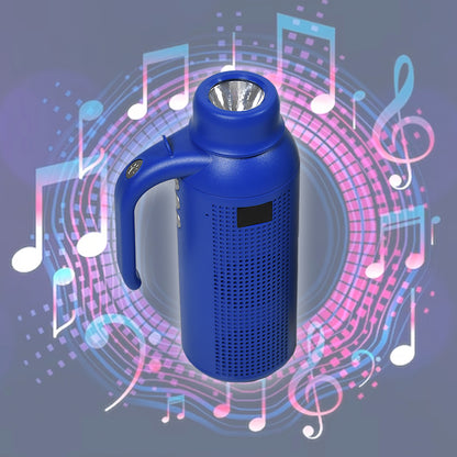 1287  Smart Bluetooth Speaker With Torch Light Wireless Bluetooth Speaker  Night Flash Light Speaker Wukusy