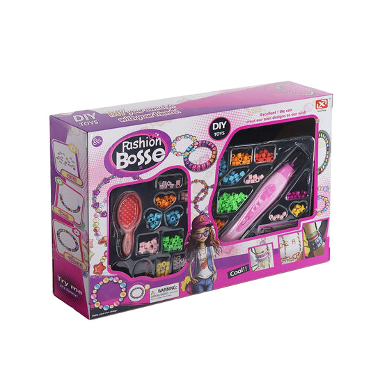 Hair Styling Clasp Clips & Beads Kit