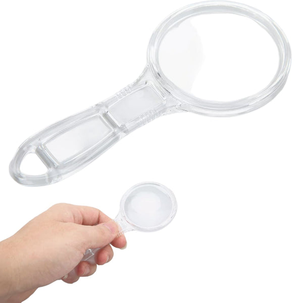 Handheld Plastic Magnifying Glasses (1 Pc  55 Mm) Wukusy