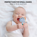 Silicone Dinosaur Teether For Baby (1 Pc, Mix Design/Color) Wukusy