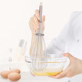 Stainless Steel Manual Milk Frother Wukusy