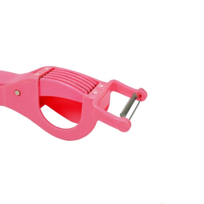2-in-1 Vegetable & Fruit Multi Cutter with 5 Blades and Peeler - BuyItOnline