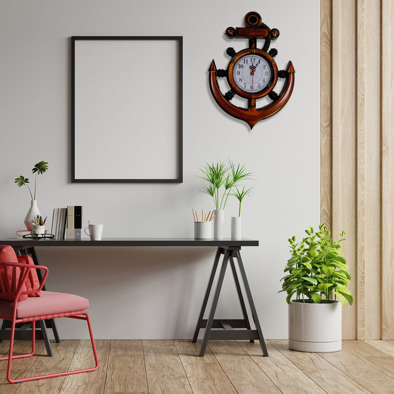 Anchor Wall Clock Wukusy