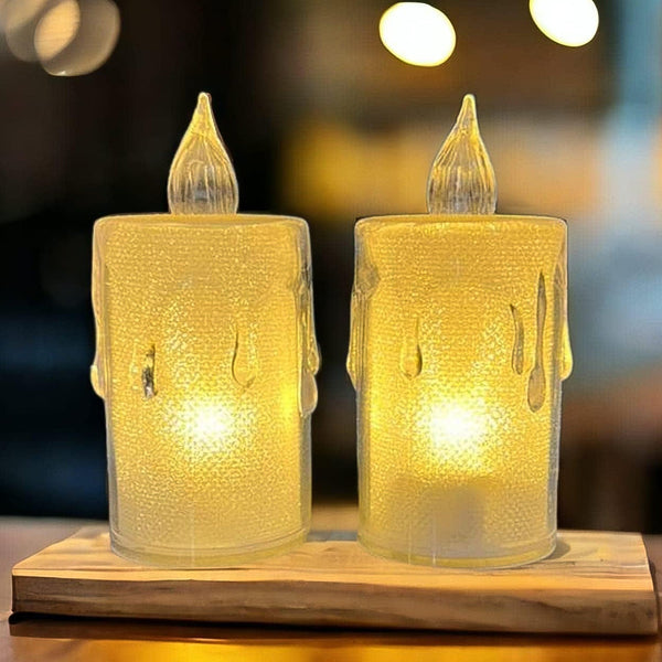 Simple Crystal Candle Lights Wukusy