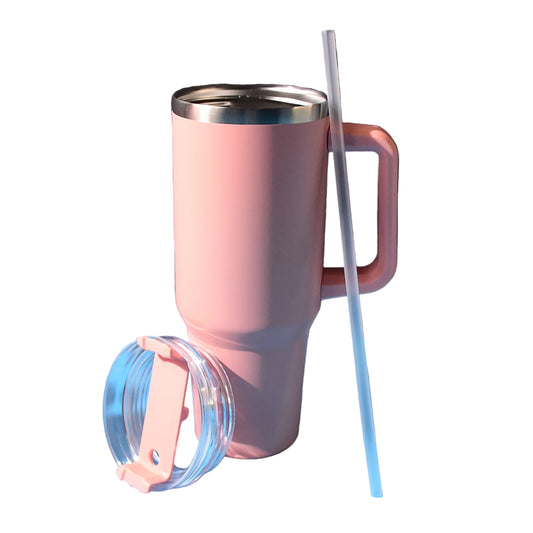 Peach Extra Large Insulated Travel Mug (1200ml - 1 Pc)